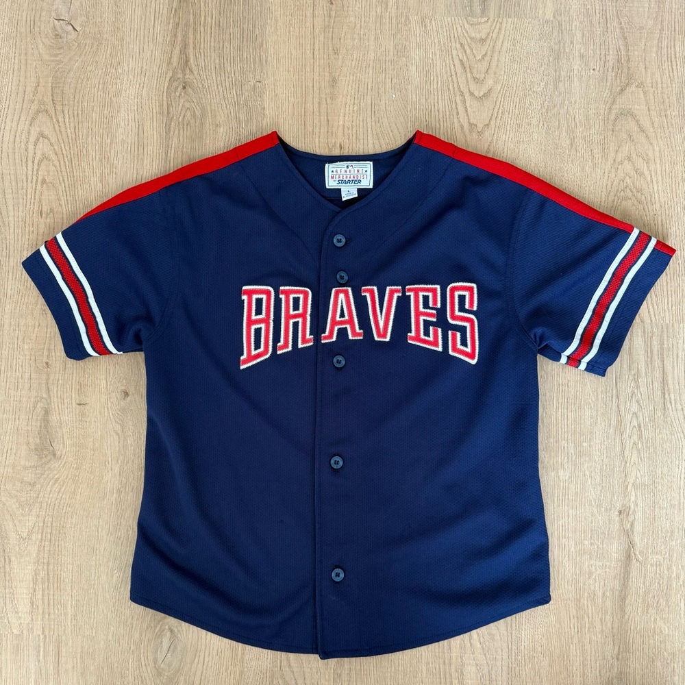 Vintage Starter Chipper Jones Atlanta Braves Jersey